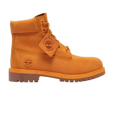Pre-owned Timberland 6 Inch Premium Boot Junior 'orange' | Kid's Size 5.5