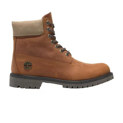 Pre-owned Timberland 6 Inch Premium Boot 'medium Orange' In Brown