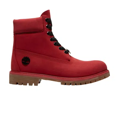 Pre-owned Timberland 6 Inch Premium Boot 'medium Red Black'