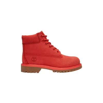 Pre-owned Timberland 6 Inch Premium Boot Toddler '50th Anniversary - Medium Red' | Infant Size 4