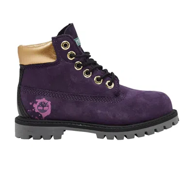 Pre-owned Timberland 6 Inch Premium Boot Toddler 'hip Hop Royalty' | Purple | Infant Size 6