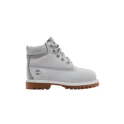 Pre-owned Timberland 6 Inch Premium Boot Toddler 'light Grey' | Infant Size 4 In Gray