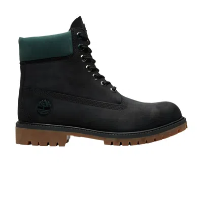 Pre-owned Timberland 6 Inch Premium Boot 'varsity Pack - Black Green'