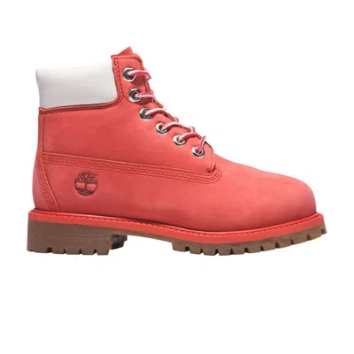 Pre-owned Timberland 6 Inch Premium Boot Youth '50th Anniversary - Medium Pink' | Kid's Size 2