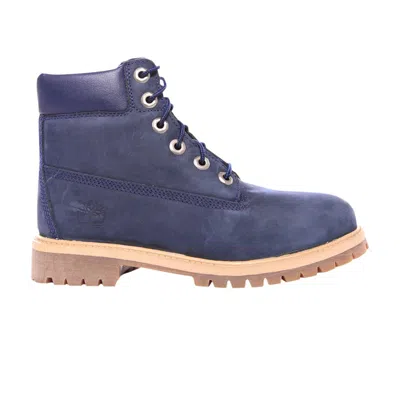 Pre-owned Timberland 6 Inch Premium Boot Youth 'navy Blue' | Kid's Size 13.5
