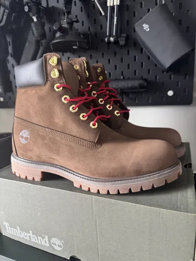 Pre-owned Timberland 6 Inch Premium Boots - Size 11 In Brown
