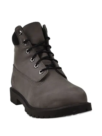 Timberland Kids' 6 Inch Premium Boots In Gray
