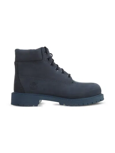 Timberland Kids' 6 Inch Premium "dark Blue" Boots