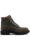 Timberland 6 Inch Premium "dark Brown/green" Boots In Brown