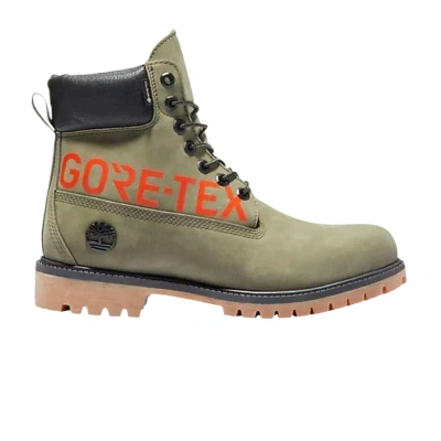 Pre-owned Timberland 6 Inch Premium Gtx 'dark Green'