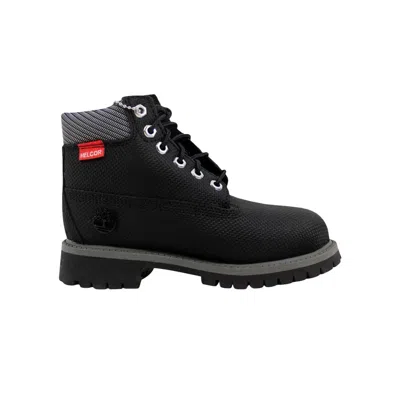 Pre-owned Timberland 6 Inch Premium Junior 'black' | Kid's Size 2