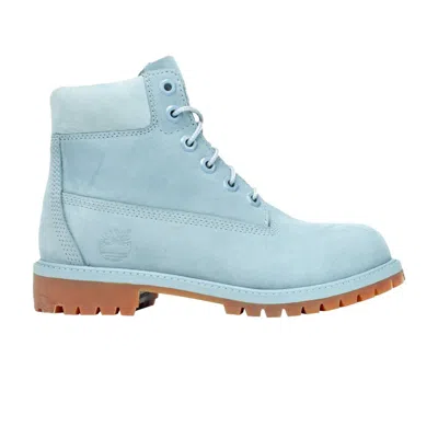 Pre-owned Timberland 6 Inch Premium Junior 'blue' | Kid's Size 6.5