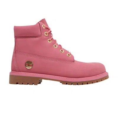 Pre-owned Timberland 6 Inch Premium Junior 'medium Pink' | Kid's Size 5.5