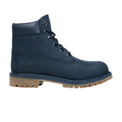 Pre-owned Timberland 6 Inch Premium Junior 'navy' | Blue | Kid's Size 6.5