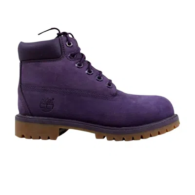 Pre-owned Timberland 6 Inch Premium Junior 'purple' | Kid's Size 2