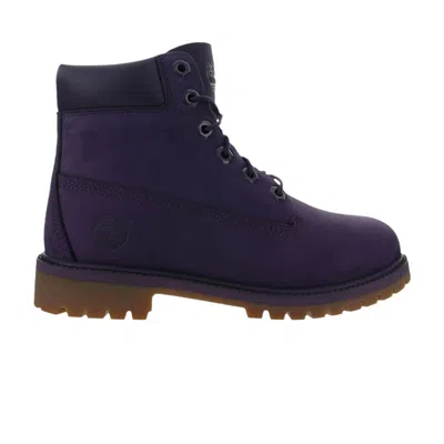 Pre-owned Timberland 6 Inch Premium Junior 'purple' | Kid's Size 5