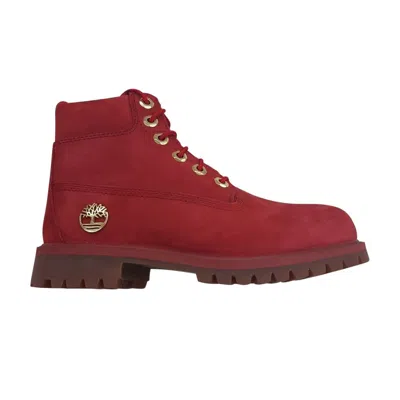Pre-owned Timberland 6 Inch Premium Junior 'red' | Kid's Size 4