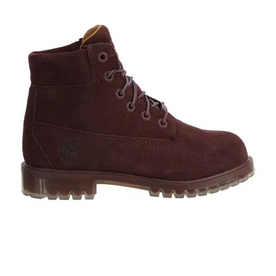 Pre-owned Timberland 6 Inch Premium Junior | Red | Kid's Size 7