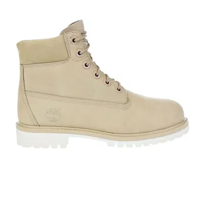 Pre-owned Timberland 6 Inch Premium Junior 'tan' | Kid's Size 5 In Brown
