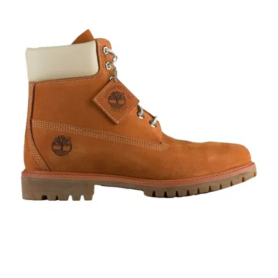 Pre-owned Timberland 6 Inch Premium Limited 'thanksgiving Dinner' | Orange | Men's Size 6.5