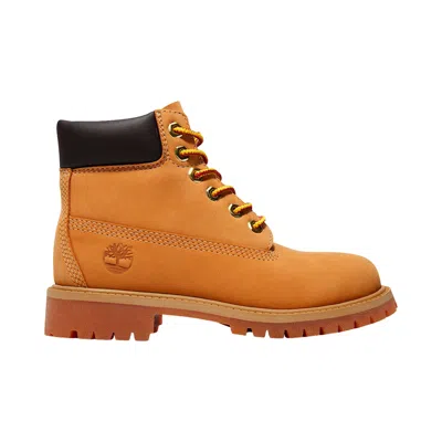 Pre-owned Timberland 6 Inch Premium Little Kid 'wheat' | Tan | Kid's Size 1.5 In Brown