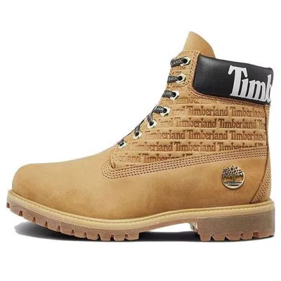 Timberland 6-inch Premium Logo Wide-fit Boots 'wheat Nubuck'