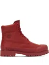 Timberland High Men's Boot 6" Premium Rubber Toe Wp In Red