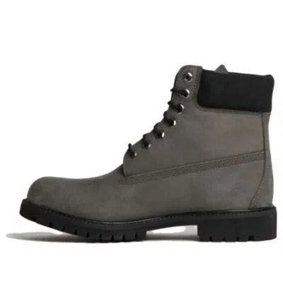 Timberland 6 Inch Premium Waterproof Boot '50th Anniversary Medium Grey Nubuck' In Gray