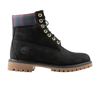 Pre-owned Timberland 6 Inch Premium Waterproof Boot 'black Plaid' | Men's Size 11.5