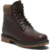 Timberland 6-inch Premium Waterproof Boot In Burgundy