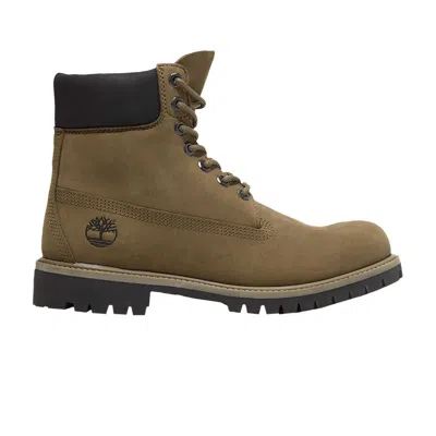 Pre-owned Timberland 6 Inch Premium Waterproof Boot 'olive' | Green | Men's Size 8.5