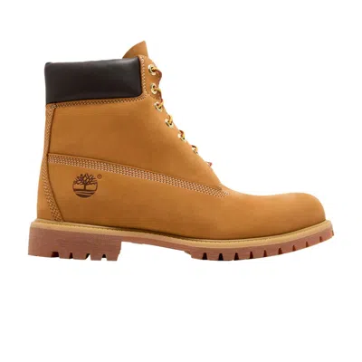 Pre-owned Timberland 6 Inch Premium Waterproof Boot Wide 'wheat' In Brown