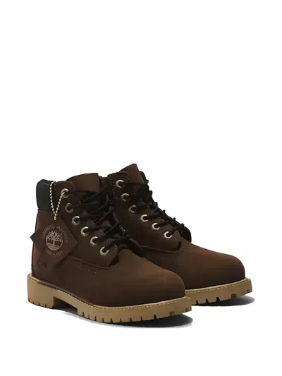 Timberland Kids' 6 Inch Premium Waterproof Boots In Brown
