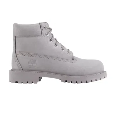 Pre-owned Timberland 6 Inch Premium Youth 'grey Mono' | Kid's Size 1