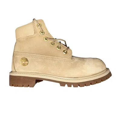 Pre-owned Timberland 6 Inch Premium Youth 'light Beige' | Brown | Kid's Size 3