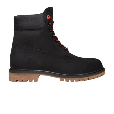Pre-owned Timberland 6 Inch Waterproof Boot 'black Nubuck' | Men's Size 7