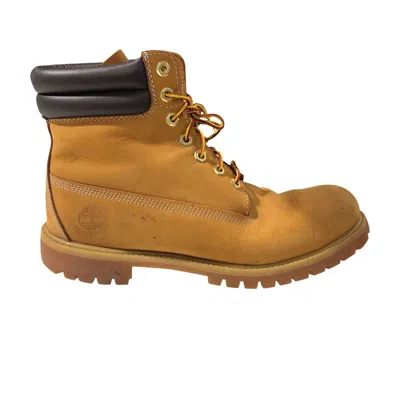 Pre-owned Timberland 6 Inch 'wheat' | Brown | Men's Size 9