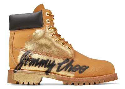 Pre-owned Timberland 6" Premium Boot Jimmy Choo New York City (women's) Sneakers In Wheat