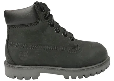 Pre-owned Timberland 6" Premium Boot Nubuck Sneakers In Black