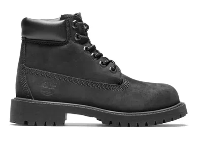Pre-owned Timberland 6" Premium Boot Nubuck Sneakers In Black