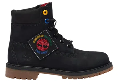 Pre-owned Timberland 6" Premium Boot Patch Sneakers In Black