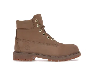 Pre-owned Timberland 6" Premium Boot Sneakers In Dark Beige