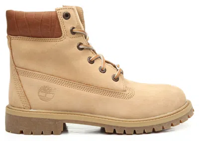 Pre-owned Timberland 6" Premium Boot Sneakers In Khaki