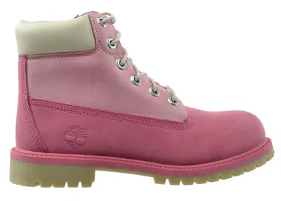Pre-owned Timberland 6" Premium Boot Sneakers In Pink