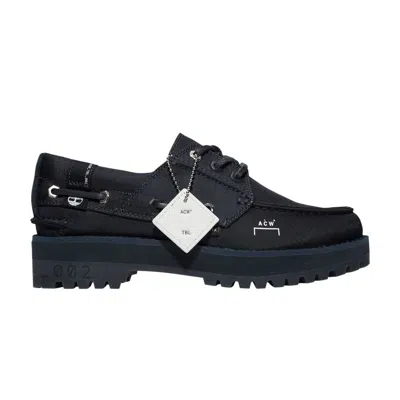 Pre-owned Timberland A-cold-wall* X Wmns 3-eye Classic Waterproof Boat 'navy' | Blue | Women's Size 9.5