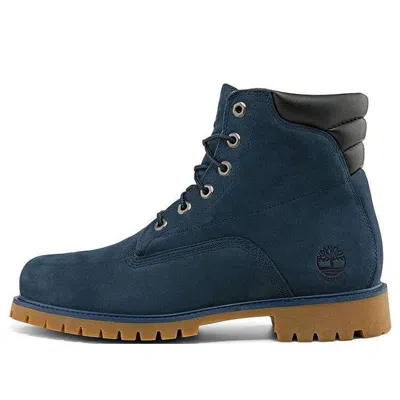 Timberland Alburn 6 Inch Waterproof Boot 'navy Nubuck' In Blue