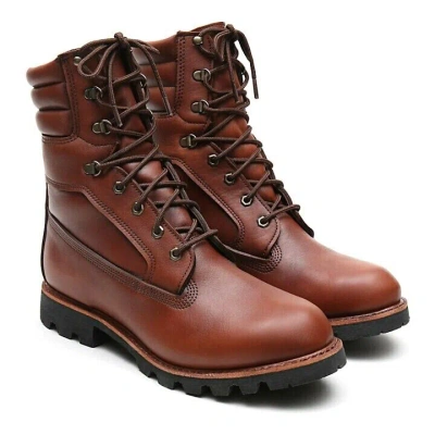 Pre-owned Timberland American Craft 8" Waterproof Horween Leather Boots - A1td4210 - Rare In Brown