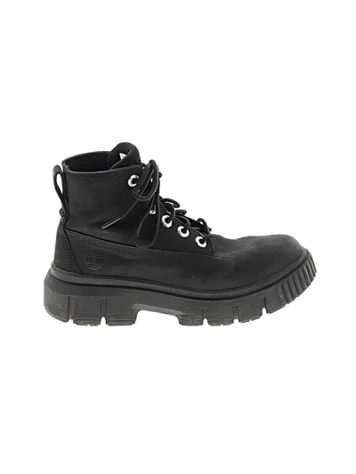 Pre-owned Timberland Ankle Boots In Black