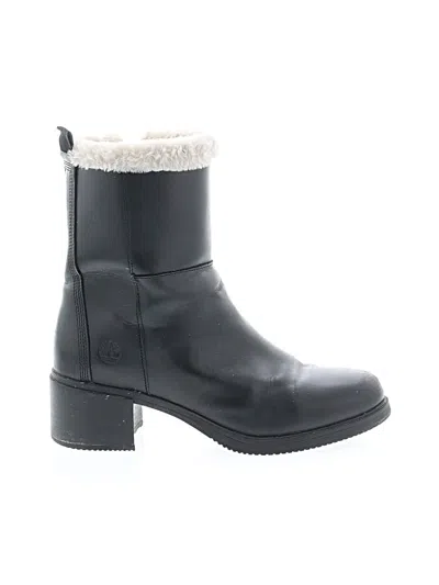 Pre-owned Timberland Ankle Boots In Black