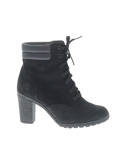 Pre-owned Timberland Ankle Boots In Black